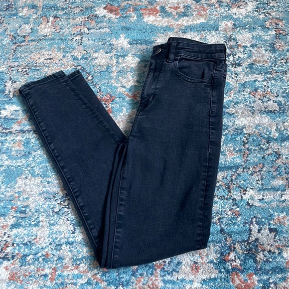 American Eagle Black Skinny Jeans Size 4 - Picture 1 of 2